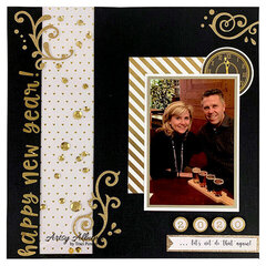 New Year's Eve Scrapbook Page