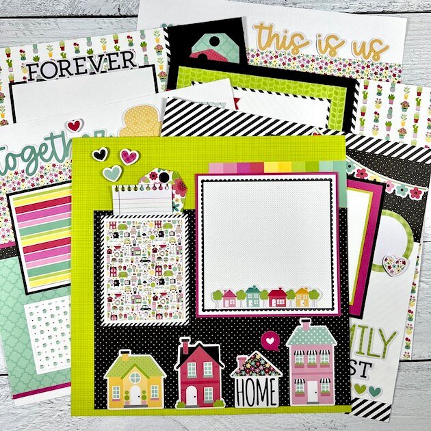 Family First Scrapbook Layout Kit