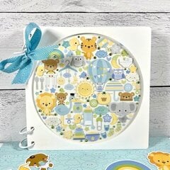 Baby Boy Acrylic Scrapbook Album