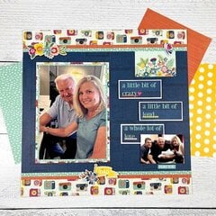 12x12 Father's Day Scrapbook Page