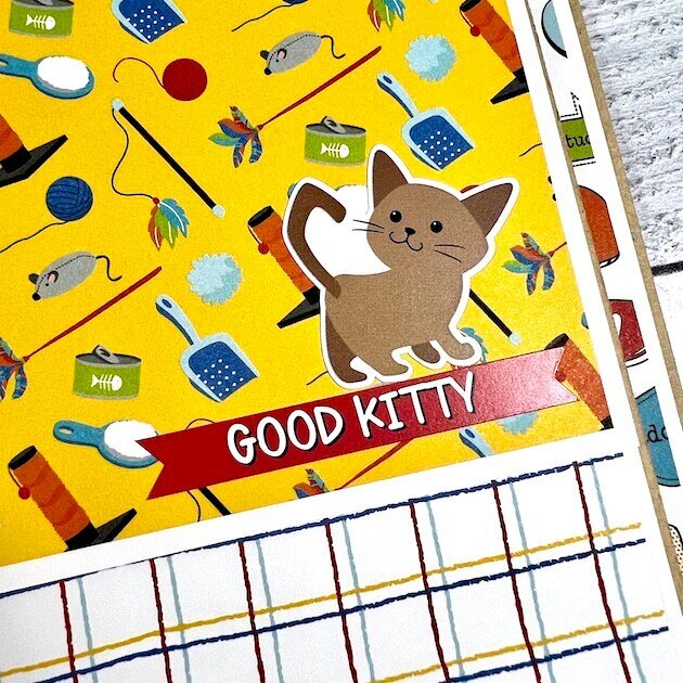 Cat Meow Scrapbook Album Kit