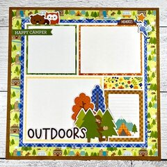 12x12 Great Outdoors Layout #1