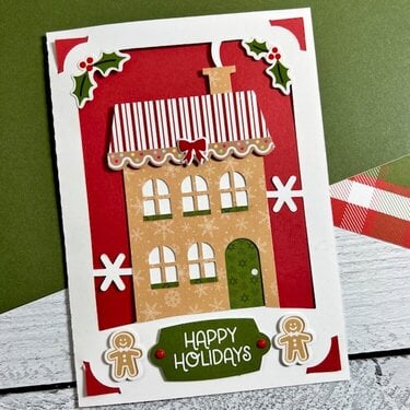 Gingerbread House Christmas Card