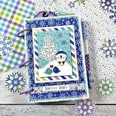 Snow Day Winter Scrapbook Album