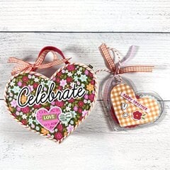 Heart Shaped Altered Box with Mini Scrapbook Album