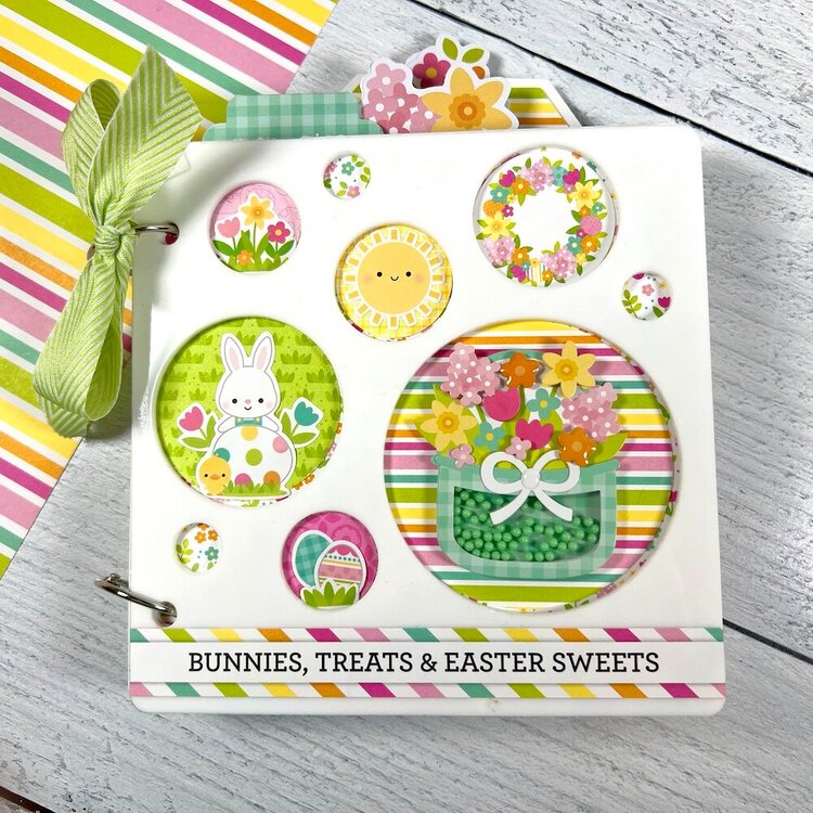 Bunnies, Treats, &amp; Easter Sweets Scrapbook Album Kit