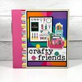 Crafty Friends Scrapbook Album Kit