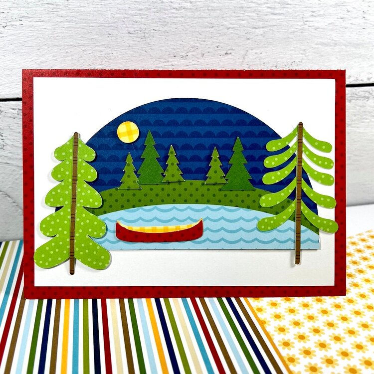 Lake Scene Card for Dad