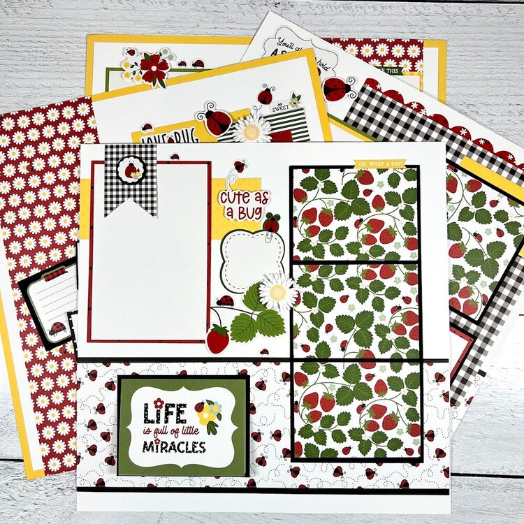 12x12 Cute As A Bug Scrapbook Layouts