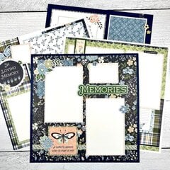 12x12 In Loving Memory Scrapbook Layouts