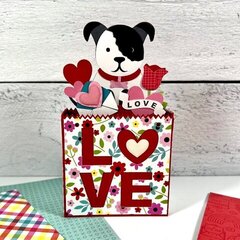Valentine's Day Puppy Dog Card
