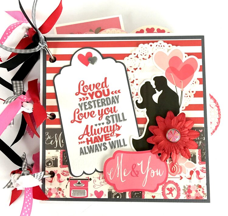 Always Will Valentine Scrapbook Album