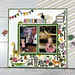 Into The Wild Scrapbook Page