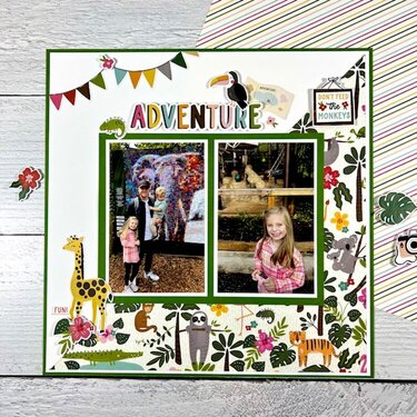 Into The Wild Scrapbook Page