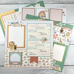 Baby Girl Scrapbook Page Layouts