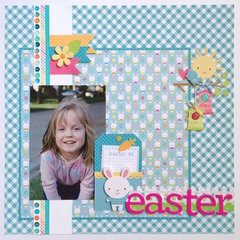 Easter Scrapbook Page