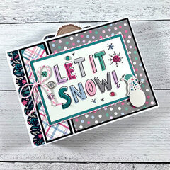 Let It Snow Scrapbook Album Kit