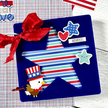 July 4th / Memorial Day Scrapbook Album