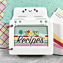 Oven Shaped Recipe Scrapbook Album