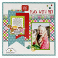 Play With Me Scrapbook Layout