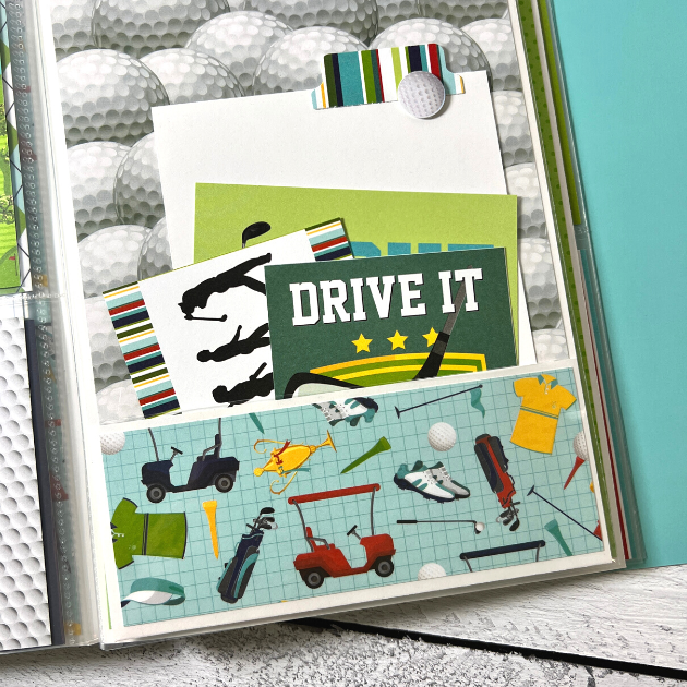 Fairway Fun Golf Scrapbook Album