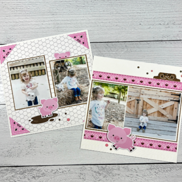Down On The Farm Scrapbook Layouts