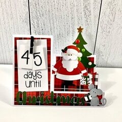 Santa Countdown Christmas Card