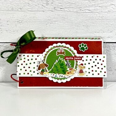 Santa Paws Dog Scrapbook Album