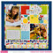 School Scrapbook Layout