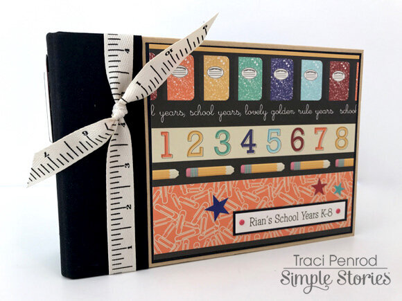 School Years Scrapbook Mini Album