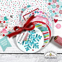 Snowflake Winter Scrapbook Mini Album