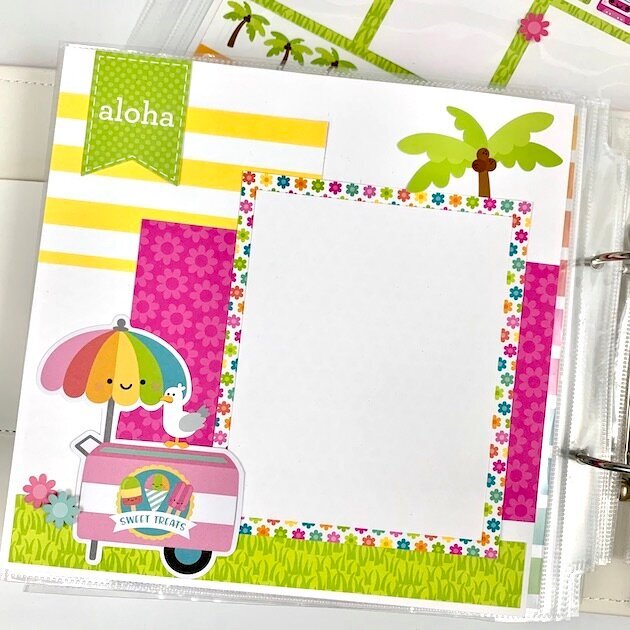 Sweet Summer Scrapbook Layouts