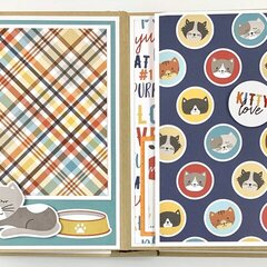 Cat Kitten Scrapbook Mini Album Kit