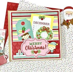 Christmas Mini Scrapbook Album Kit