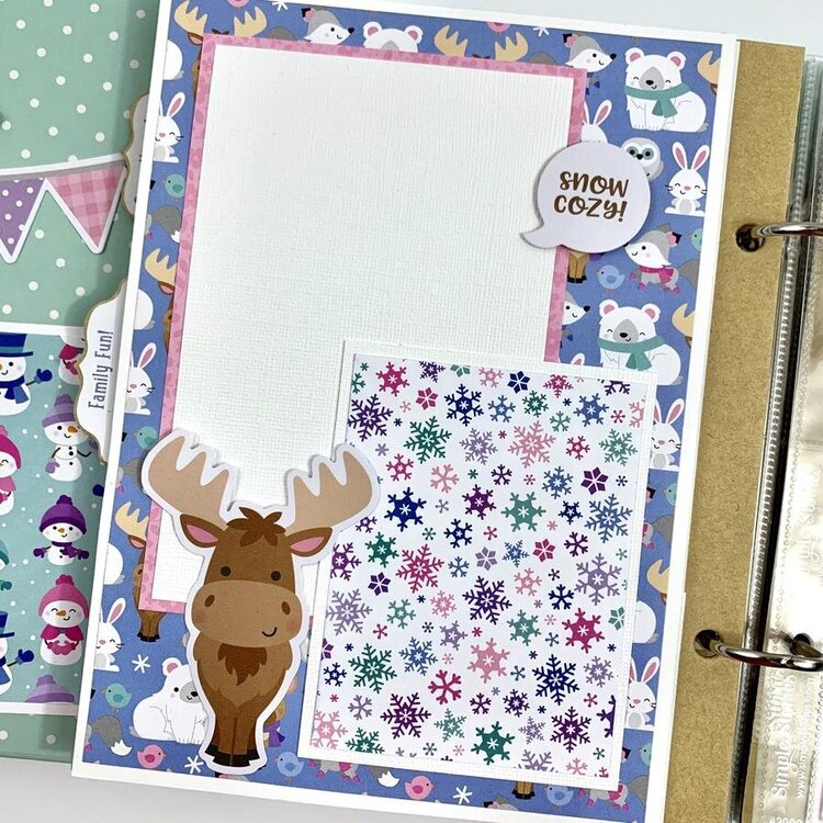 Snow Happy Together Scrapbook Album