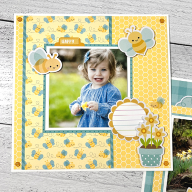 Simply Spring Scrapbook Layouts