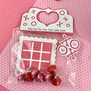Valentine&#039;s Day Tic-Tac-Toe Treat Bags