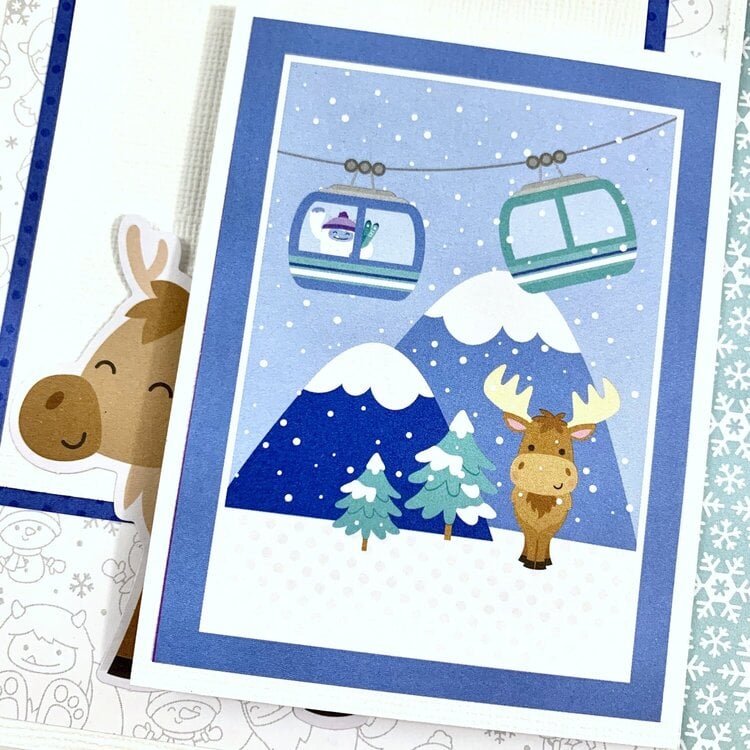 Winter Snow Happy Together Scrapbook Album