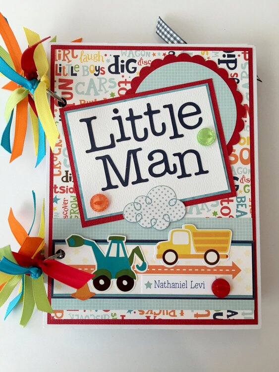Little Man Scrapbook Mini Album