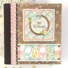 Tiny Blessings Baby Scrapbook Album