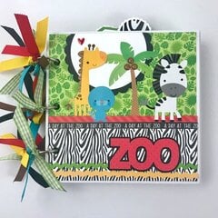 A Day at the Zoo Scrapbook Album