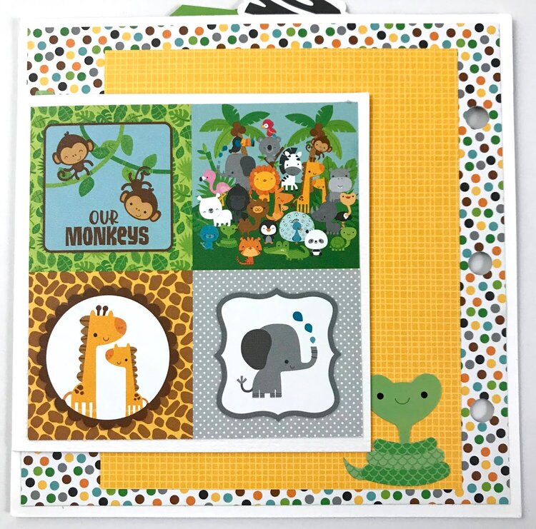 A Day at the Zoo Scrapbook Album