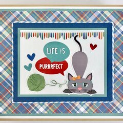 Purrrfect Cat Pet Scrapbook Album