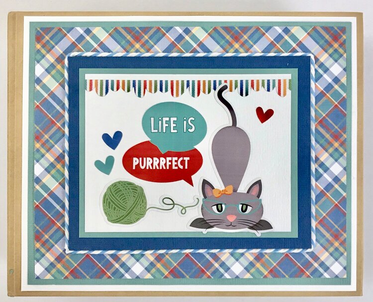 Purrrfect Cat Pet Scrapbook Album