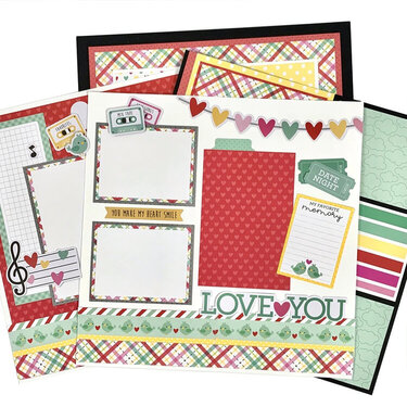 Love Notes Scrapbook Layouts