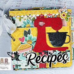 Recipe 6x6 Acrylic Tab Album