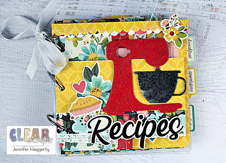 Recipe 6x6 Acrylic Tab Album