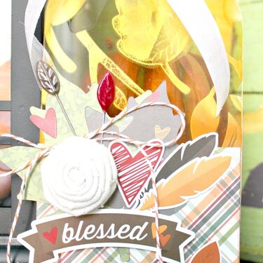 Blessed November Acrylic Tag