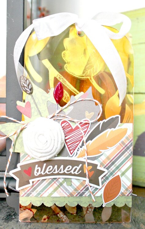 Blessed November Acrylic Tag