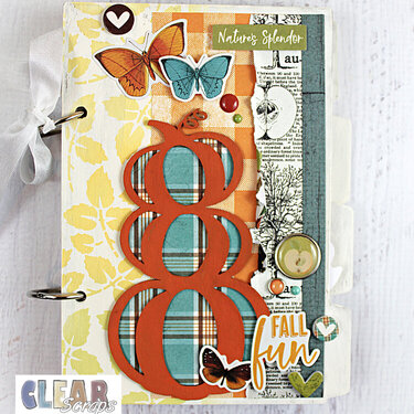 Stacked Pumpkins Chipboard Mini Album